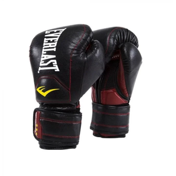 Gants de Boxe Cuir d'entrainement EVERLAST ELITE PRO Cuir NOIR